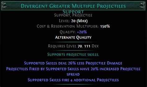 Greater Multiple Projectiles Support